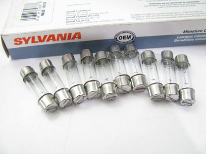 (10) Sylvania 34887 211-2 Miniature Light Bulbs 12.42W 12V