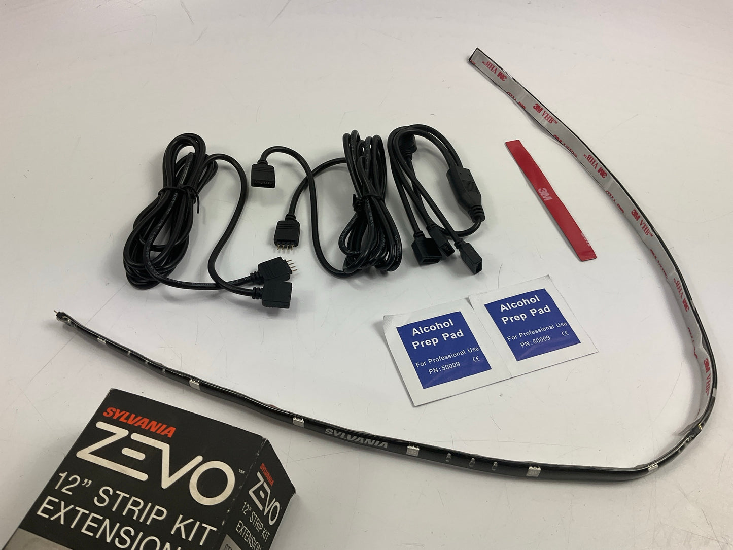 Zevo LED Flex Light Strip 12'' Strip Kit Extension, Contains Two (2) LED Strips