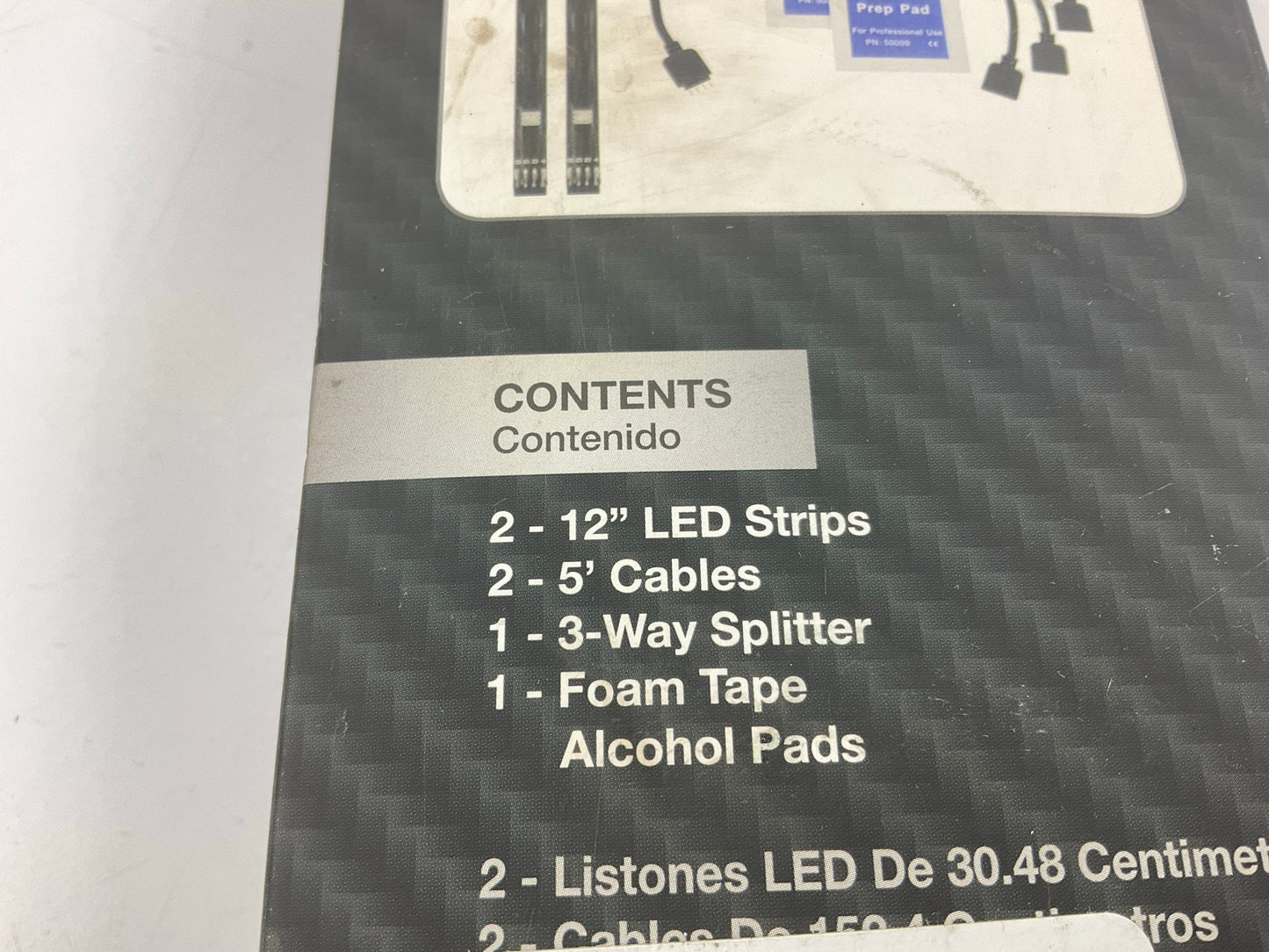 Zevo LED Flex Light Strip 12'' Strip Kit Extension, Contains Two (2) LED Strips