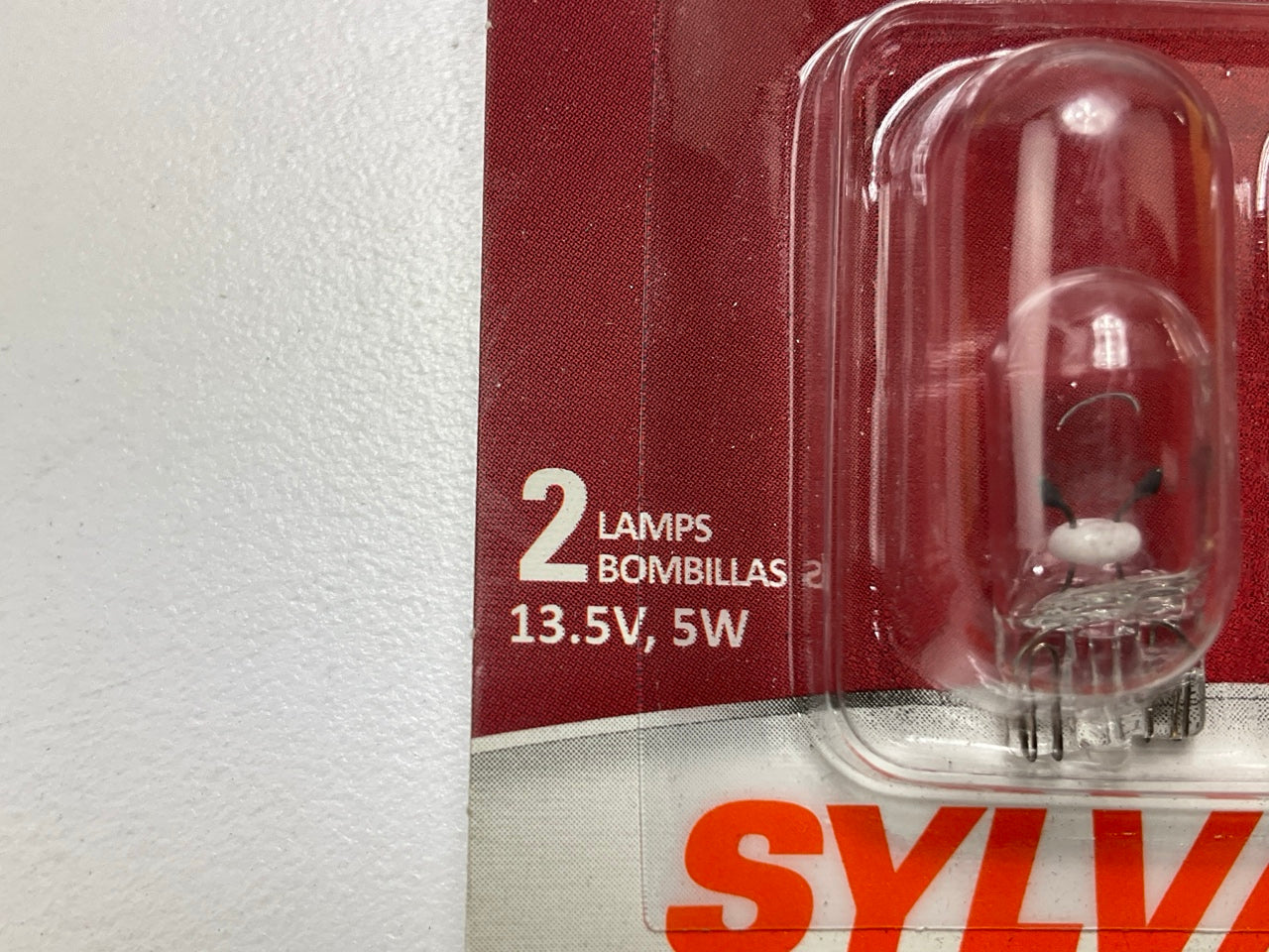 Sylvania 3652LLBP2 Long Life Multi Purpose Lamp Light Bulb 3652 13.5V 5W - 2 PCS