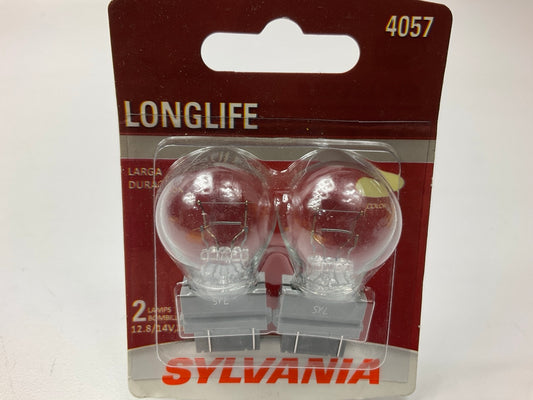 Sylvania 4057LLBP2 Longlife Turn Signal Lamp Light Bulb 4057 12.8V - Set Of 2