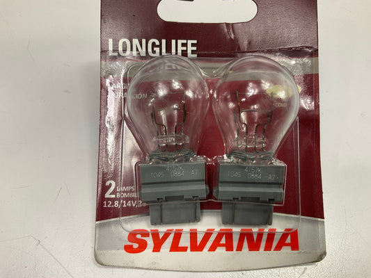 Sylvania 4157LL-BP2 Light Bulbs, Long Life, # 4157, PAIR