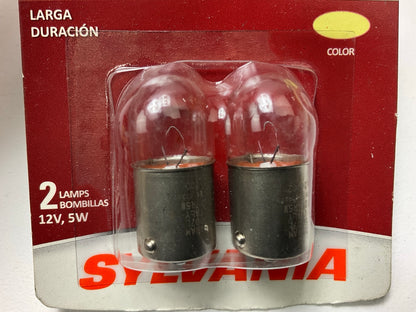 Sylvania 5007LLBP2 Longlife License Plate Lamp Light Bulb 5007 12V 5W - 4 Total