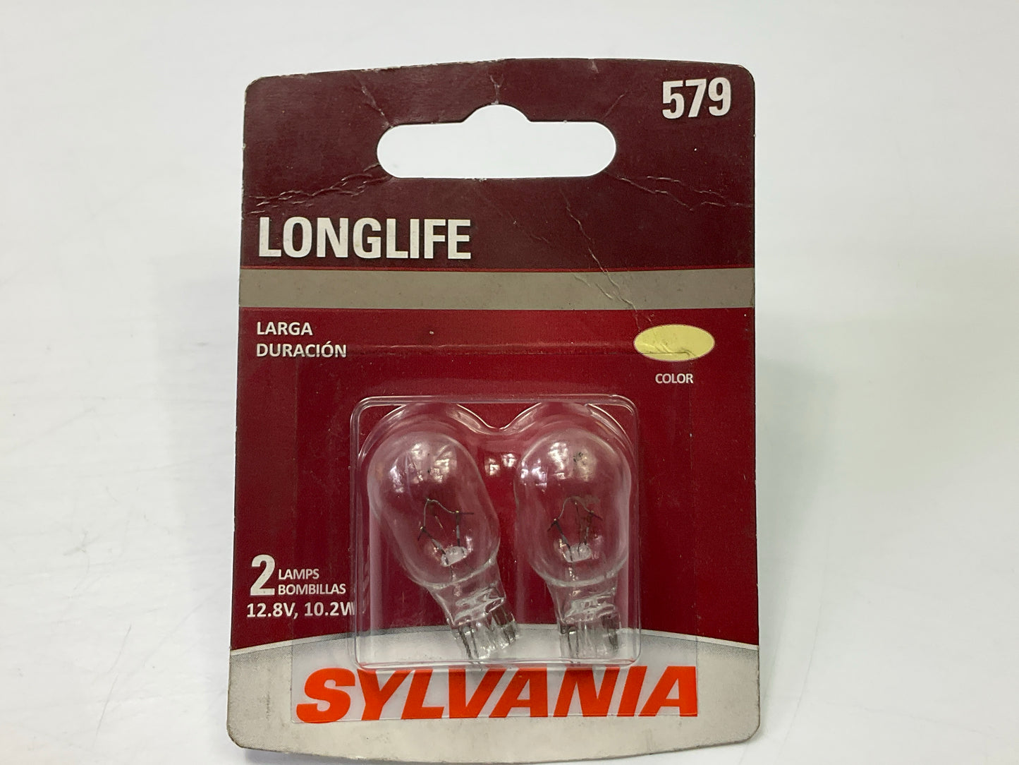 Sylvania 579LLBP2 Longlifeinterior Courtesy Lamp Light Bulb 579 12.8V 10.2W PAIR