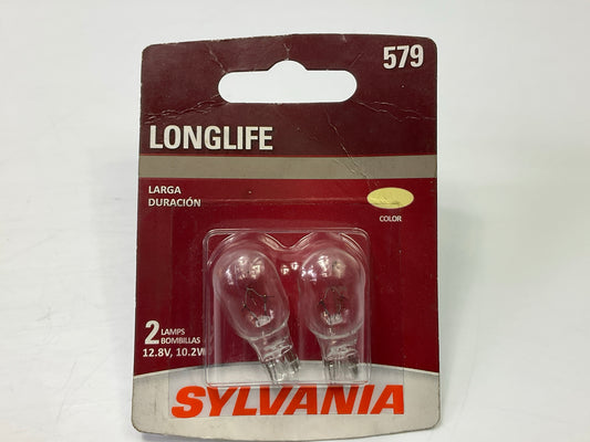 Sylvania 579LLBP2 Longlifeinterior Courtesy Lamp Light Bulb 579 12.8V 10.2W PAIR