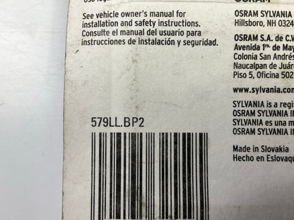 Sylvania 579LLBP2 Longlifeinterior Courtesy Lamp Light Bulb 579 12.8V 10.2W PAIR