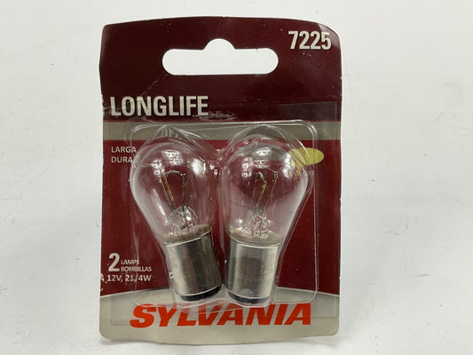 Sylvania 7225LLBP2 Longlife Brake Light Lamp Light Bulb #7225 12V 4W - Pack Of 2