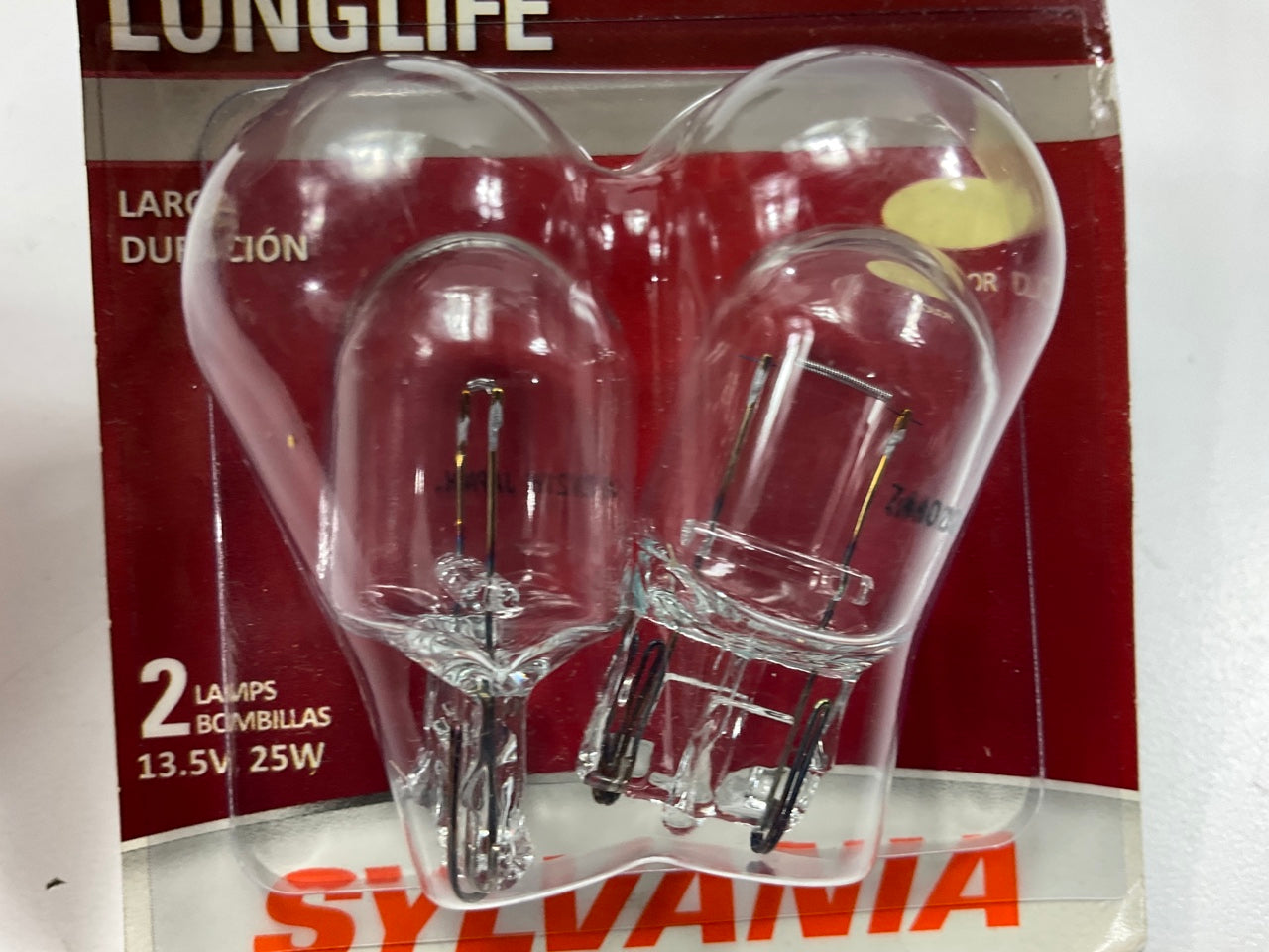 Sylvania 7440LLBP2 Longlife Back Up Liht Bulbs Light #7440 13.5V 25W