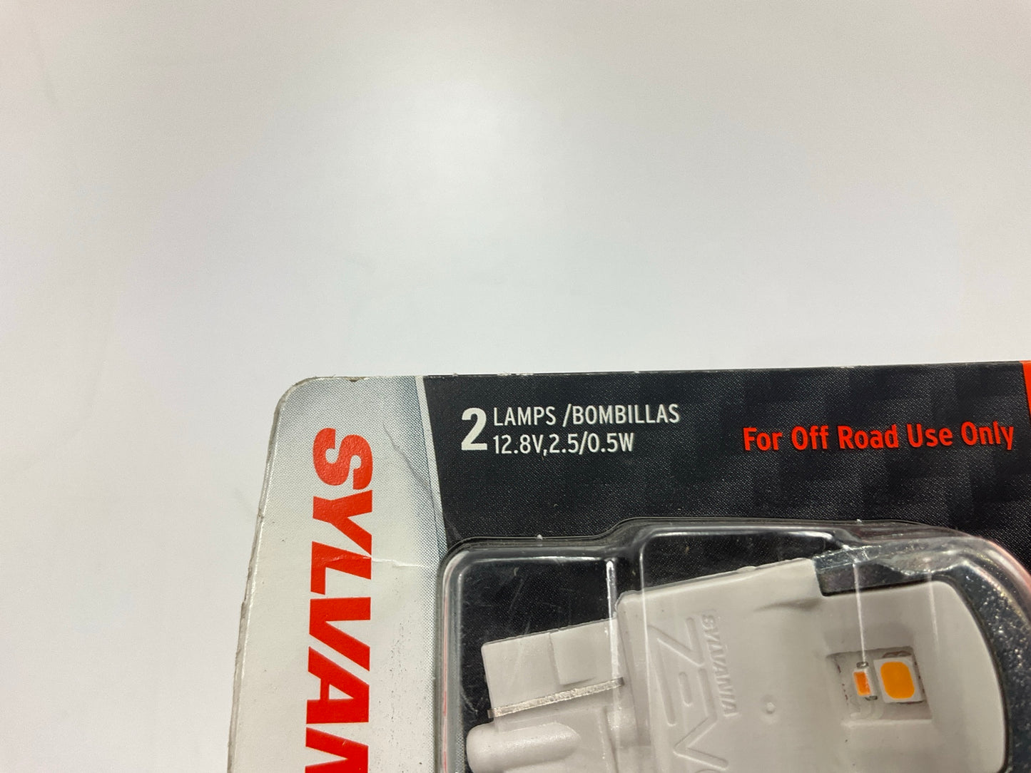 Sylvania 7444ALEDBP2 Zevo AMBER LED Tail Light Lamp Light Bulb 7444A 7443 - PAIR