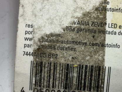 Sylvania 7444ALEDBP2 Zevo AMBER LED Tail Light Lamp Light Bulb 7444A 7443 - PAIR