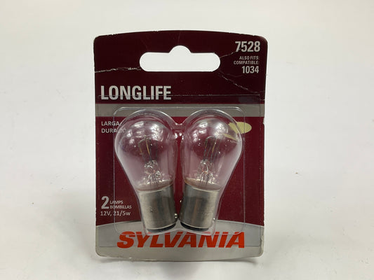 Sylvania 7528LLBP2 Longer Life Turn Signal Light Lamp Bulb, 7528 - 2 PACK