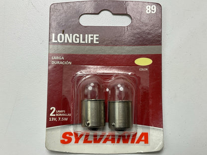 Sylvania 89LLBP2 Long Life Automotive Mini Bulb 13V 7.5W - Pack Of 2