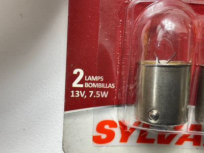 Sylvania 89LLBP2 Long Life Automotive Mini Bulb 13V 7.5W - Pack Of 2