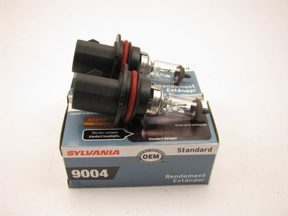 (2) SYLVANIA 9004 Headlight Lamp Bulbs - PAIR