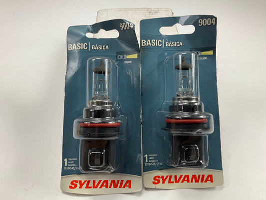 (2) Sylvania 9004BP Headlight Lamp Light Bulbs #9004 12.8V 65W