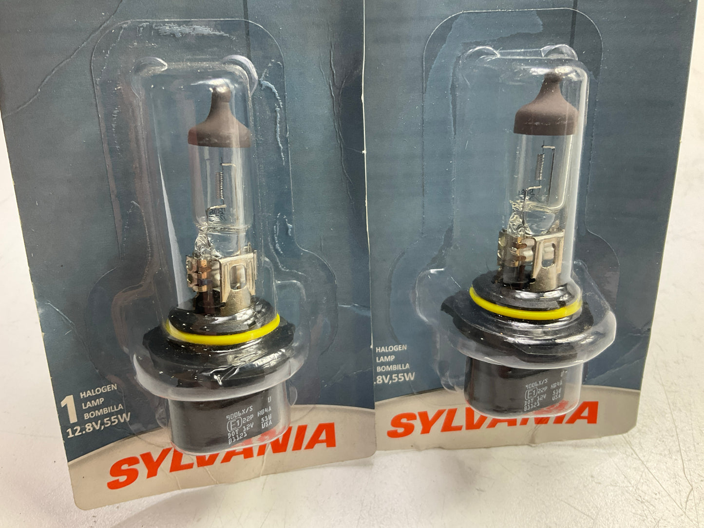 (2) Sylvania 9006XSBP #9006 Basic Headlight Lamp Light Bulb 9006XS 12.8V 55W