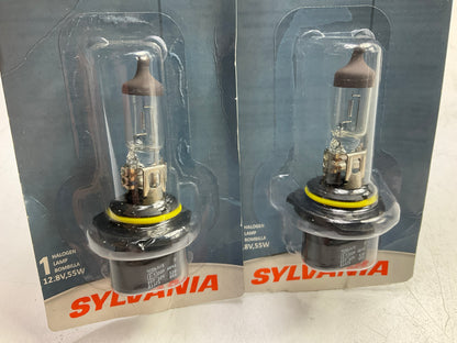 (2) Sylvania 9006XSBP #9006 Basic Headlight Lamp Light Bulb 9006XS 12.8V 55W