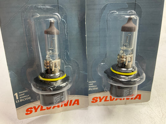 (2) Sylvania 9006XSBP #9006 Basic Headlight Lamp Light Bulb 9006XS 12.8V 55W