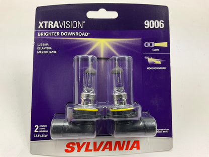 Sylvania 9006XVBP2 XtraVision Halogen Headlight Headlamp Light Bulb 12.8V 55W