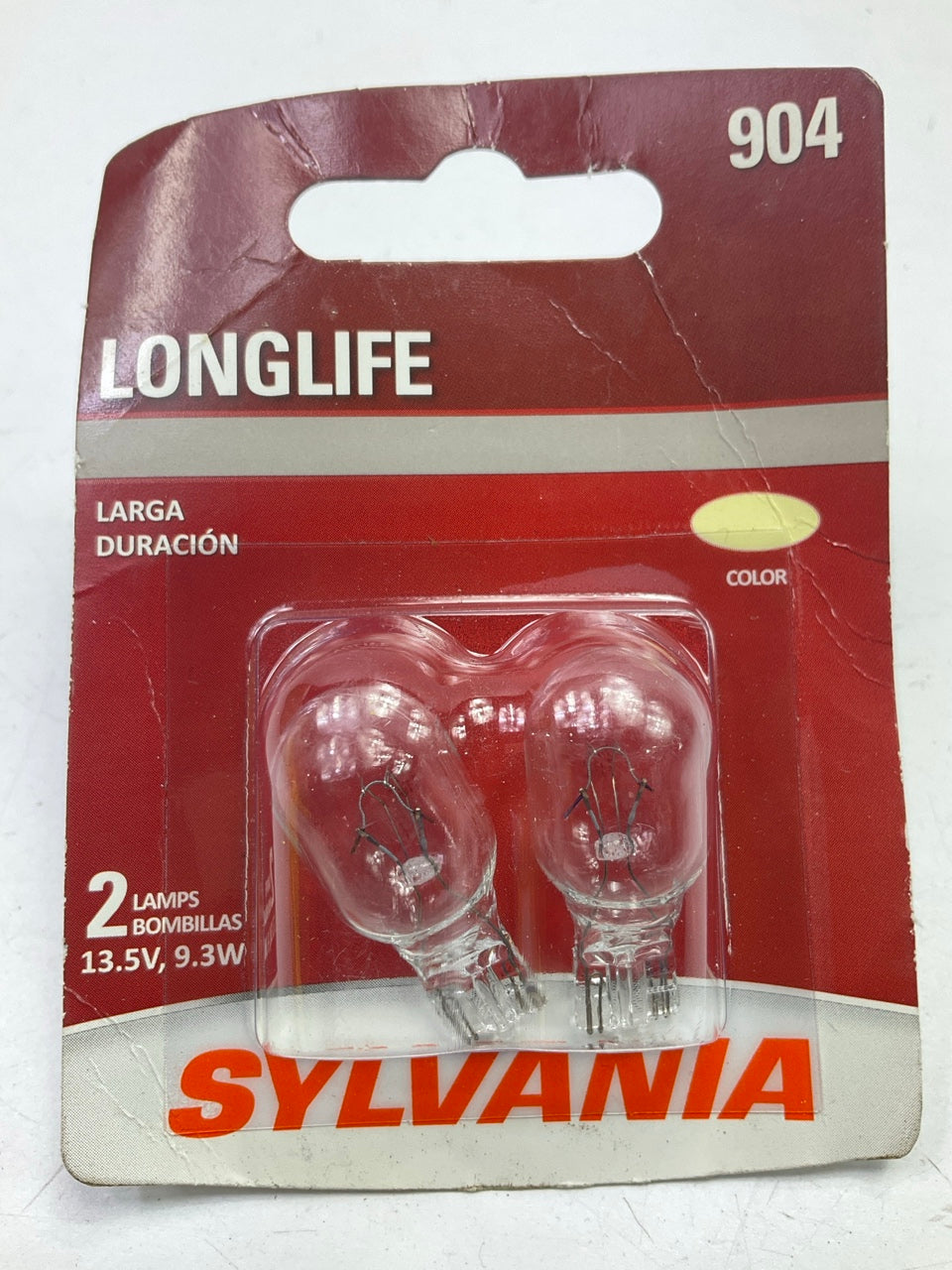 Sylvania 904LLBP2 Longlife Side Marker Light Lamp Light Bulb 904 13.5V 9.3W