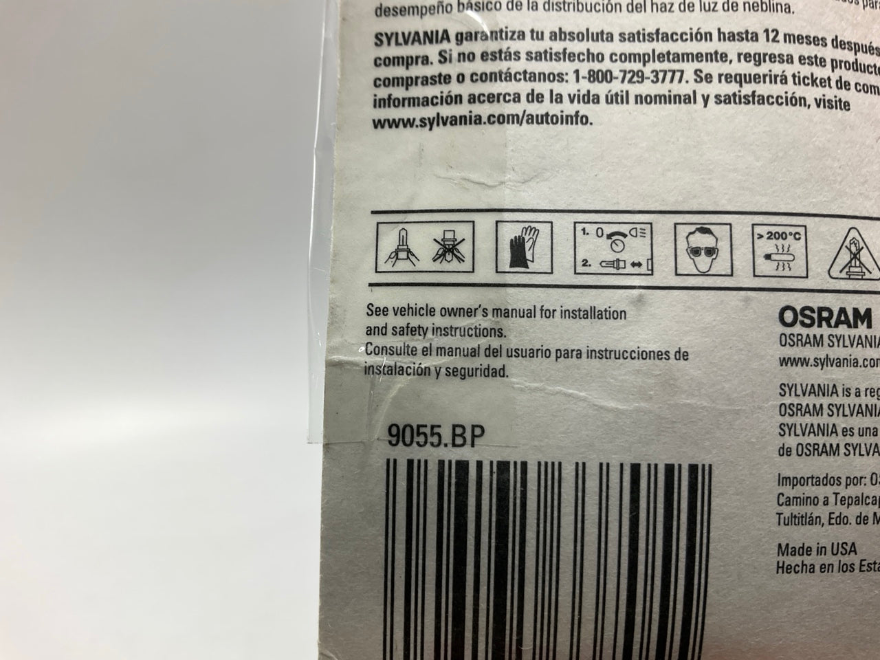 (2) Sylvania 9055BP Fog Lamp Light Bulb Light #9055