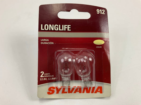 Sylvania 912LLBP2 Longlife Back Up Lamp Light Bulbs 912 12.8V 12.8W