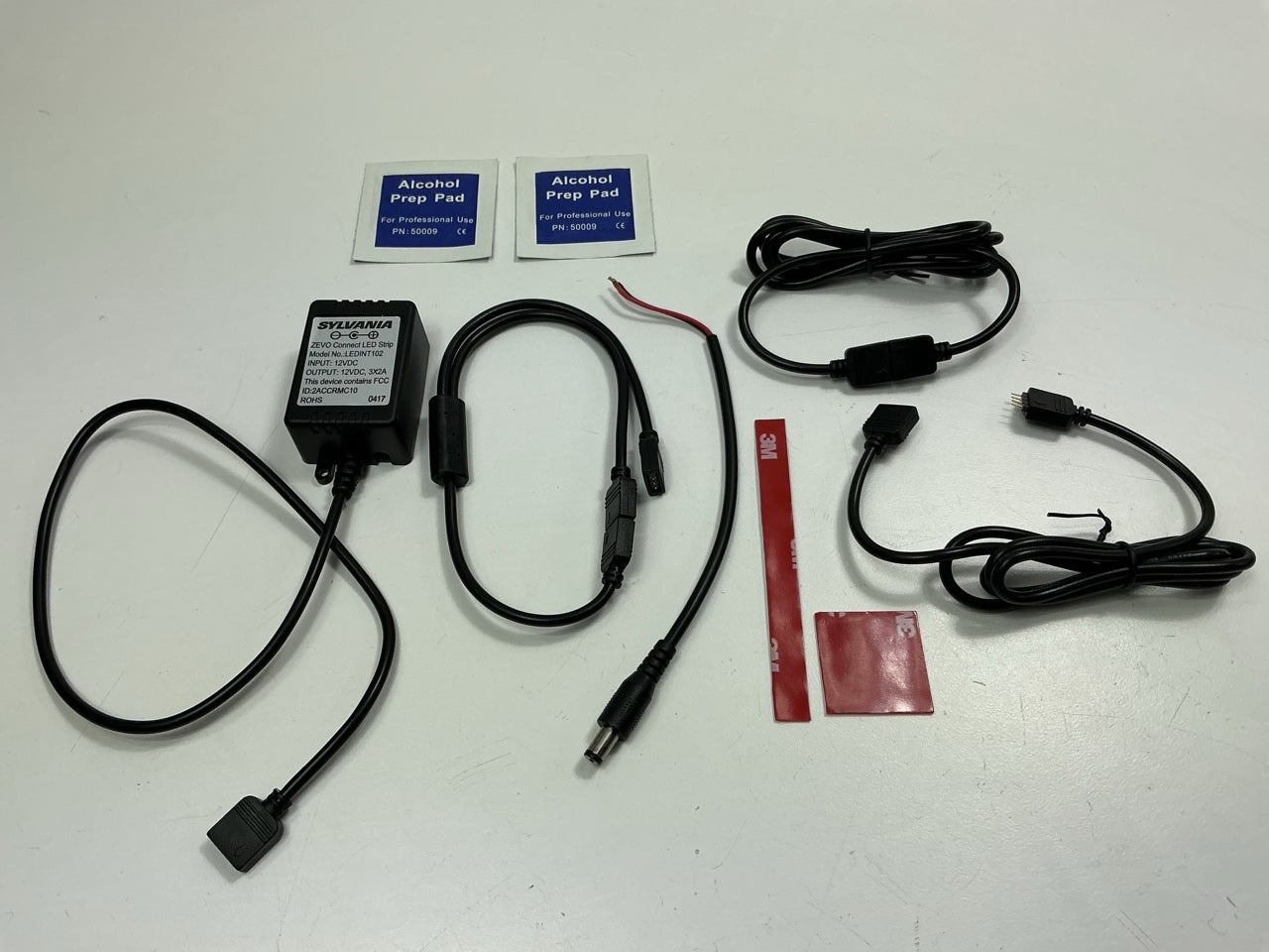 (2) Zevo Connect LED Flex Interior Light Strip 12'' Strip Kit Extension