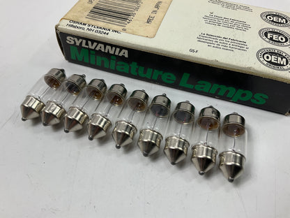 (9) Sylvania DE3175 Miniature Light Bulbs - DE3175; 3175