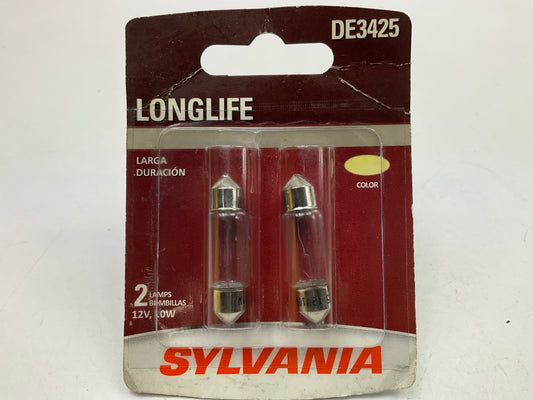 Sylvania DE3425LLBP2 Longlife Dome Light Lamp Light Bulbs #DE3425 12V - Set Of 2