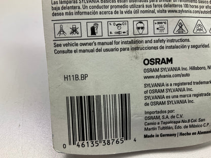 Sylvania H11BBP Basic Halogen Headlight Headlamp Light Bulb H11B