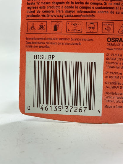 Sylvania H1SUBP Silverstar Ultra Headlight Headlamp Light Bulb #H1