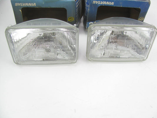 (2) Sylvania H4656 Headlight Head Lamp Light Bulbs 6 1/2'' X 4'', 35 Watts