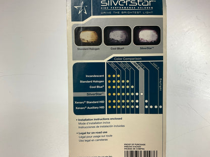 Sylvania H4ST Silverstar Headlight Headlamp Light Bulb H4 MOTORCYCLE ONLY