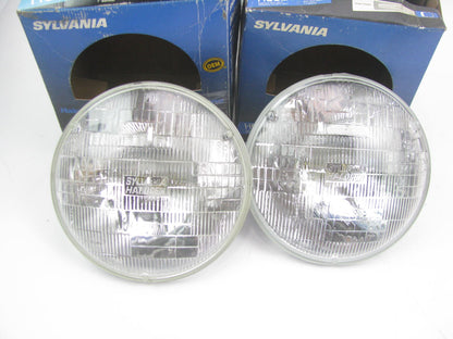 (2) Sylvania H6024 Sealed Beam Headlamp Headlight Bulb PAR 56 Bulb 7''