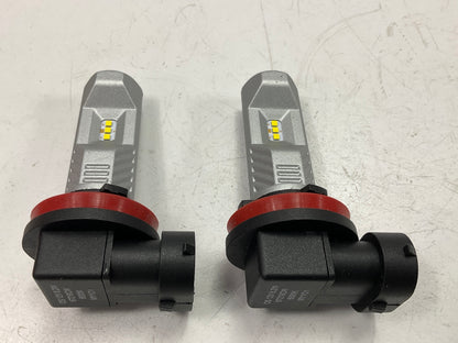 (2) Sylvania H8LED-BX2 Zevo 6000K LED Fog Light Lamp Light Bulbs #H8, #H16 12.8V