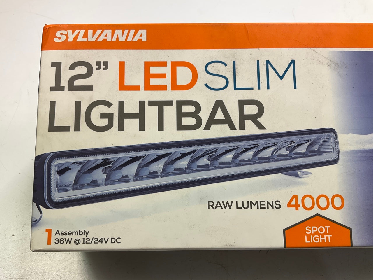 Sylvania SLIM12INSP-BX - 12'' LED Slim Light Bar, 4000 Raw Lumens, 36W 12/24V