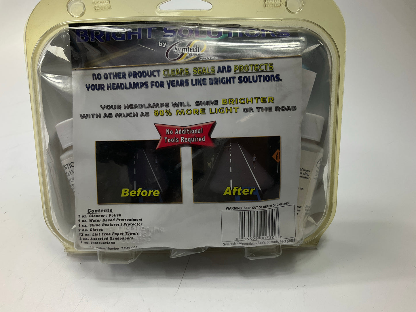 Symtech 75010010 Bright Solutions Long Term Headlight Head Lamp Restoration Kit