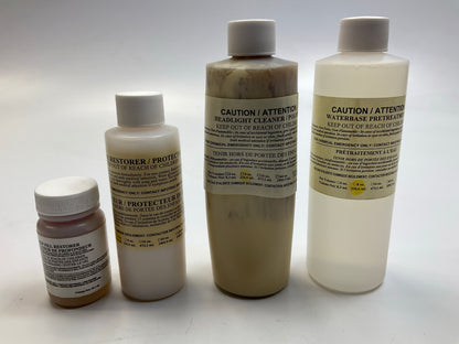 Symtech 75010030 Bright Solution Professional Headlight Headlamp Restoration Kit