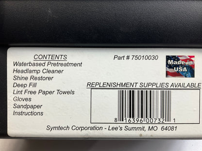 Symtech 75010030 Bright Solution Professional Headlight Headlamp Restoration Kit