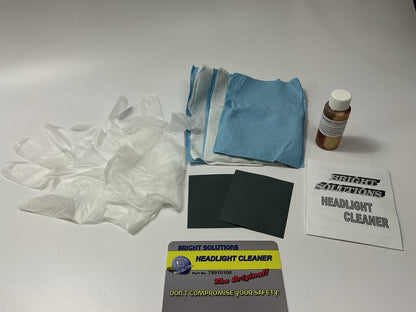 Symtech 75010100 Headlight Restoration Kit - Clean Yellow Or Cloudy Head Lights