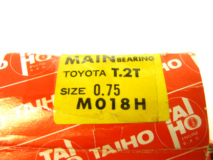 Taiho M018H-075mm Engine Crankshaft Main Bearing Set .75mm  1971-1974 Corolla