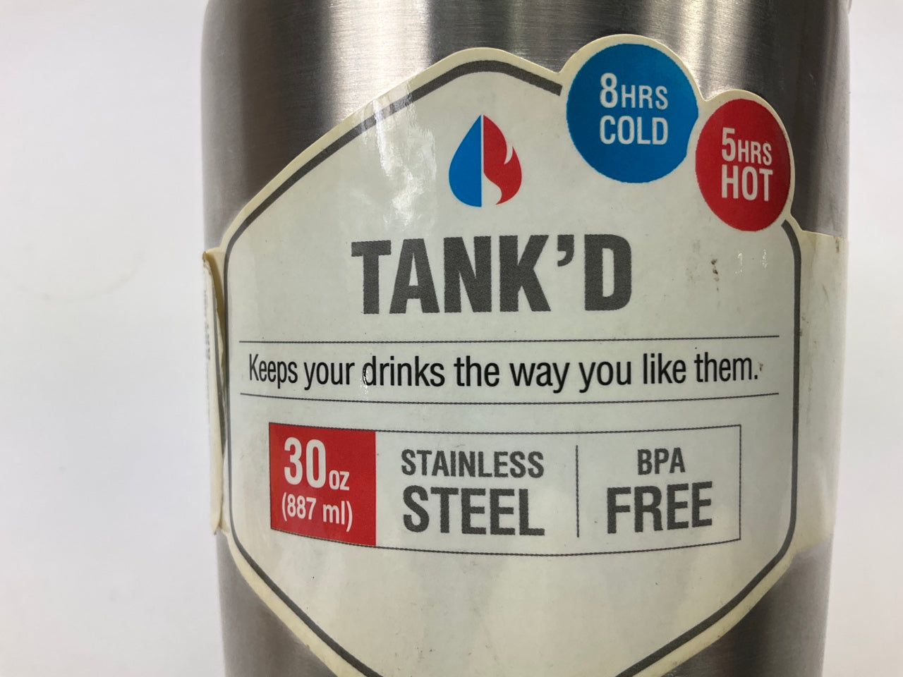 30oz Stainless Steel Double Wall Tumbler Insulated BPA-Free Coffee Travel Mug