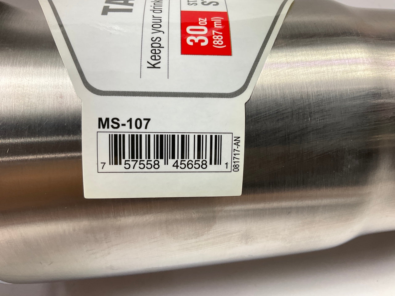 Tankd MS107 30oz Tumbler Stainless Steel Cup For Coffee, BPA Free