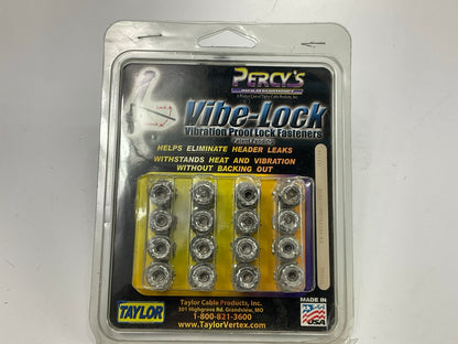 Taylor 310001 Stainless Steel Vibe-Lock Header Bolts, 3/8''-16 Thread, 16 Pack