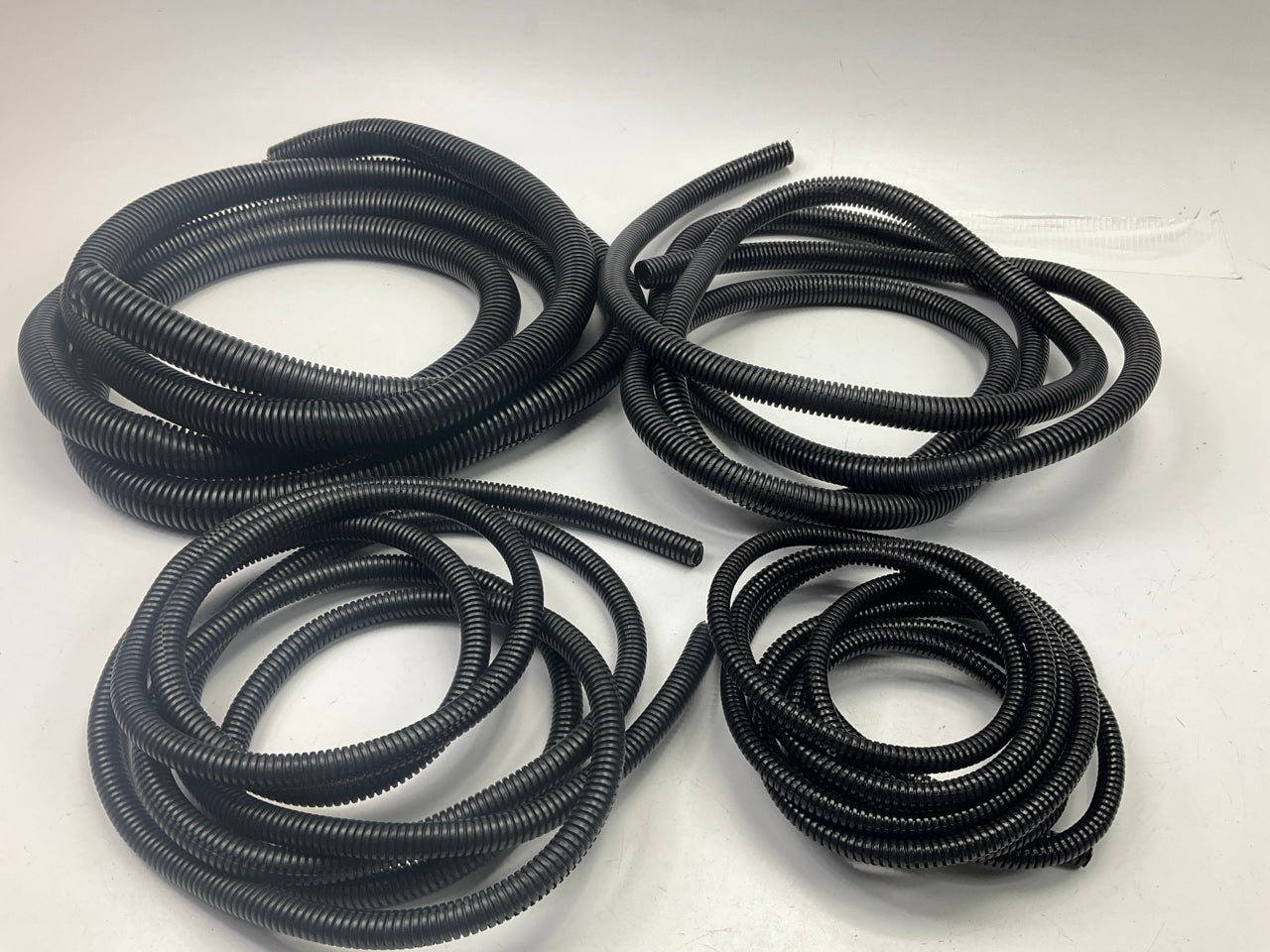 Taylor 38000 Black Convoluted Tubing Assortment 1/4'', 3/8'', 1/2'' & 3/4''