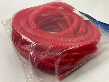 Taylor 38002 Convoluted Tubing Red Protective Loom 10 Feet 1/4'', 3/8'', 1/2'', 3/4