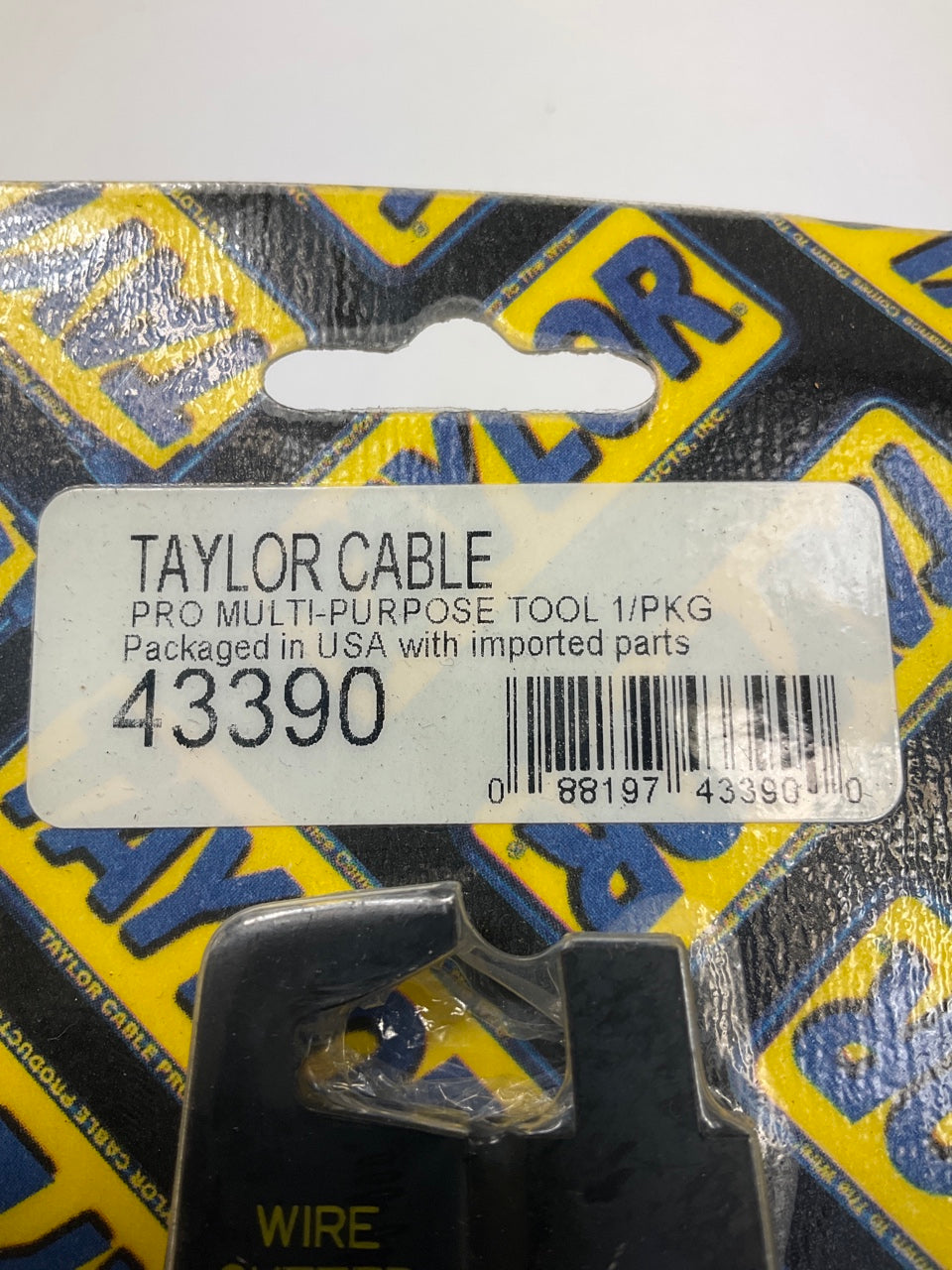 Taylor 43390 Spark Plug Wire Crimping Tool Pro 7-8mm Plug Wire & Electrical Wire