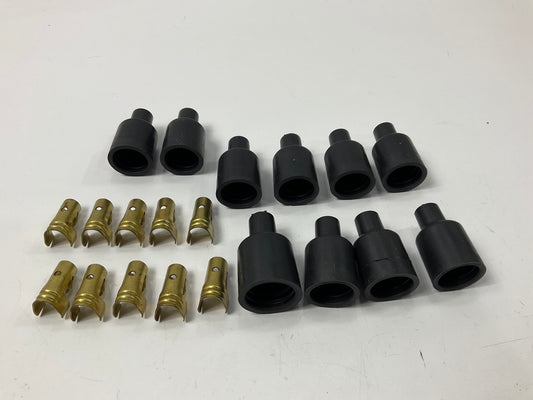 Taylor 46059 Socket Distributor Ignition Coil Boots / Terminals Kit 180 Degree