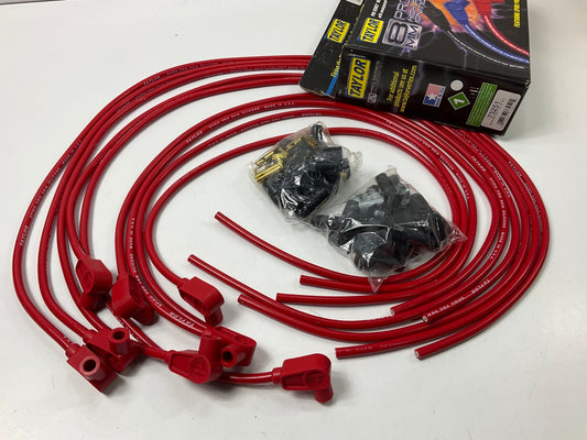 Taylor 73251 Spark Plug Wire Set Spiro Pro 8mm Red 90 Degree Universal 8 Cyl V8
