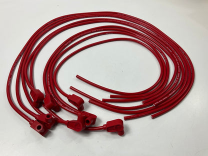 Taylor 73251 Spark Plug Wire Set Spiro Pro 8mm Red 90 Degree Universal 8 Cyl V8